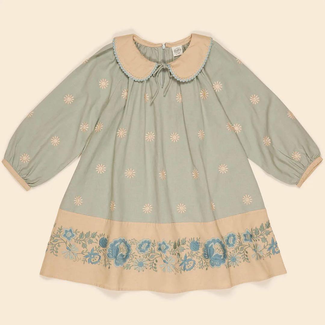 apolina kids◾️Merle Dress-Eau de nil