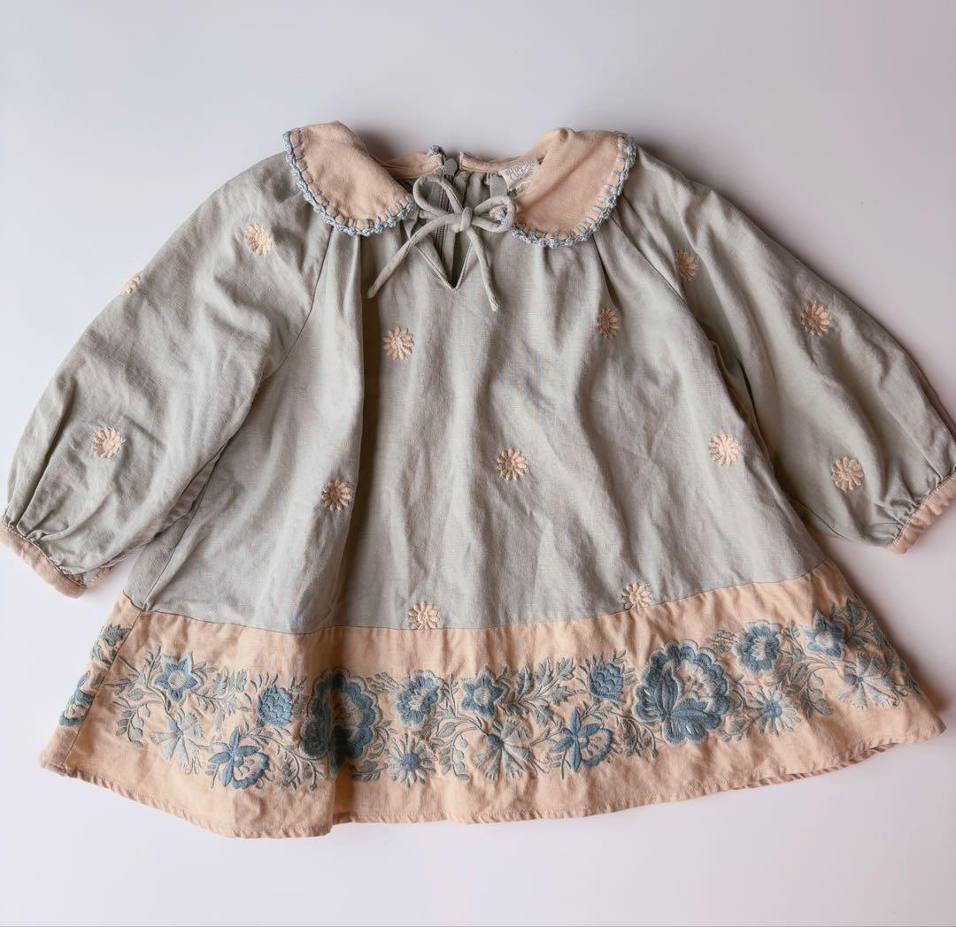 apolina kids◾️Merle Dress-Eau de nil