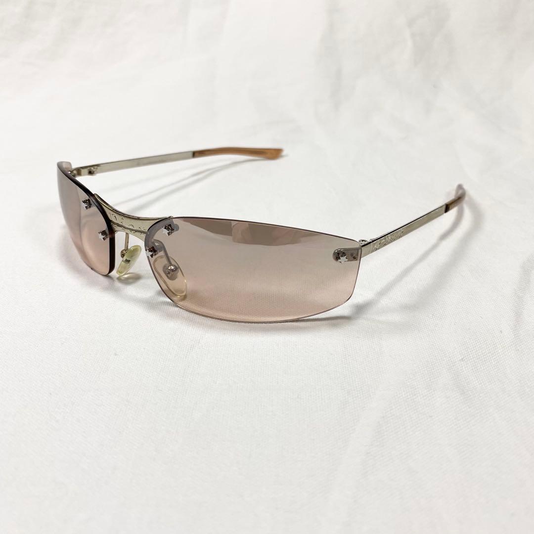 美品✨Christian Dior MINIPOP リムレスサングラス ブラウン