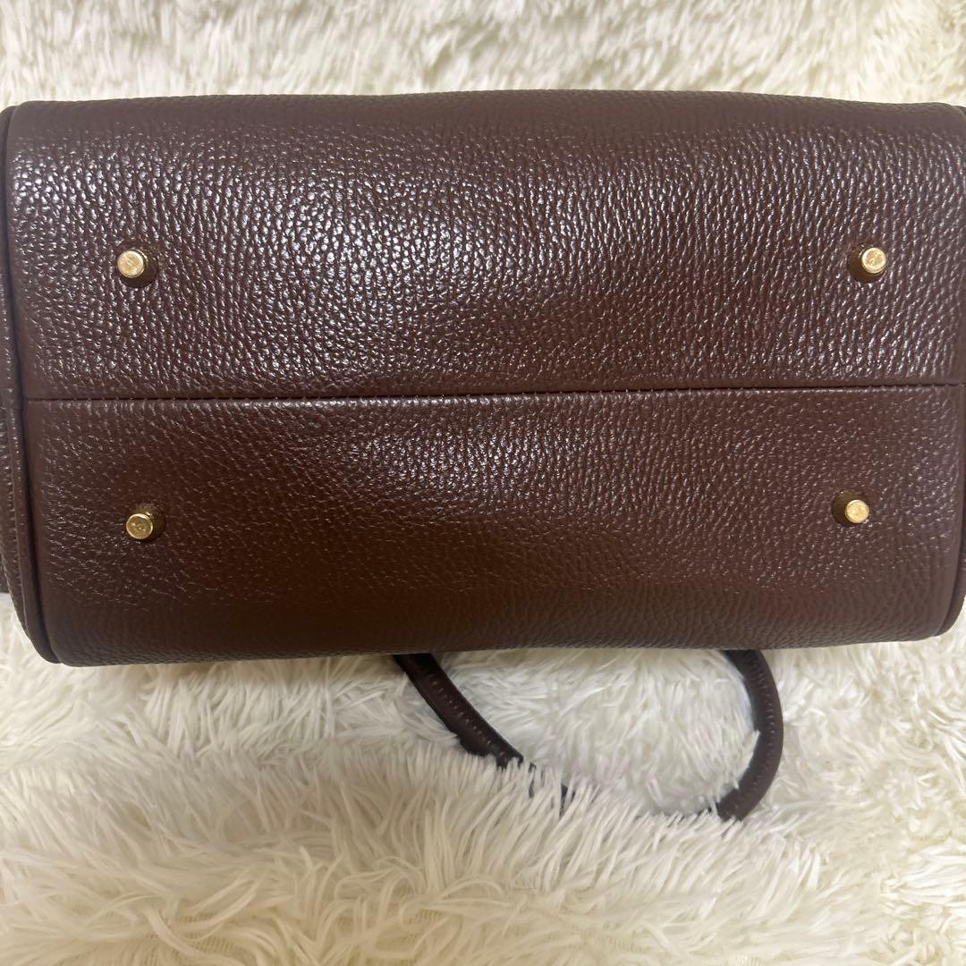 【未使用級】AULENTTI オウレンティ 2WAYスクエアボストン