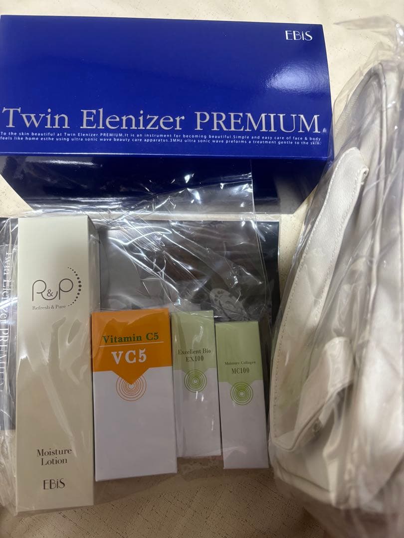 【新品未開封】美顔器 EBIS Twin Elenizer PREMIUM 6点