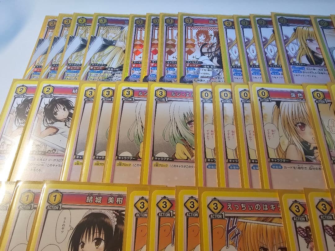 【引退品】ユニオンアリーナ ToLOVEる デッキ3種まとめ売り 美品