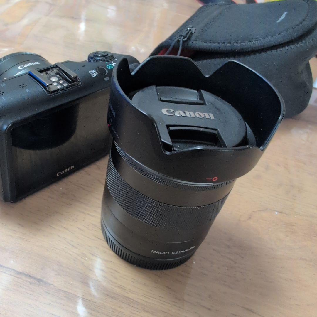CANON EOS M2ホワイト＆ Mブラック 2台とレンズ他！