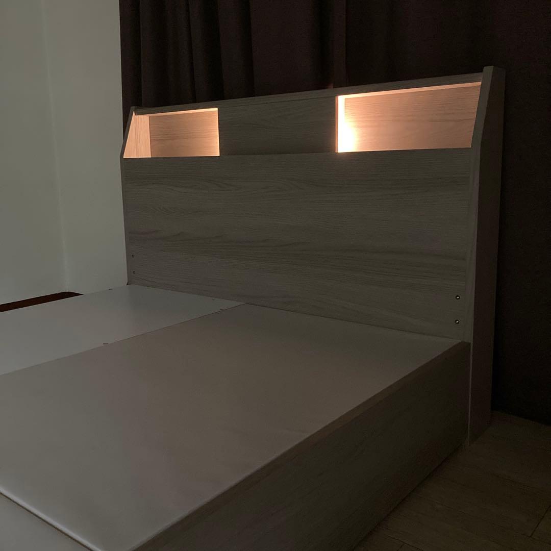 【自社配送エリア限定販売】NITORI/アザン3セミダブルサイズベッドフレーム