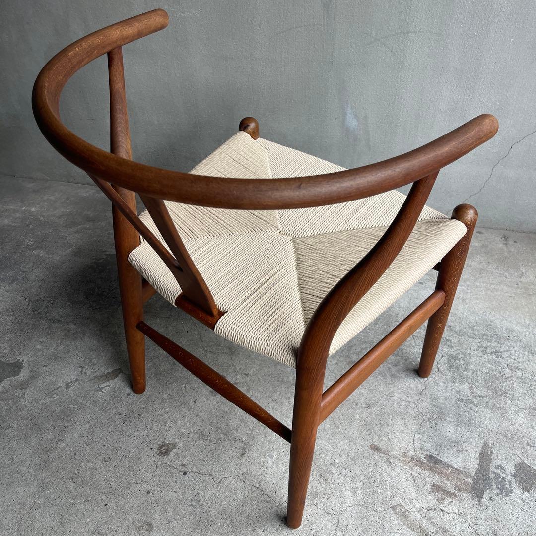 正規品 座面張り替え　70sカールハンセン＆サン CH24 (Yチェア)オーク材