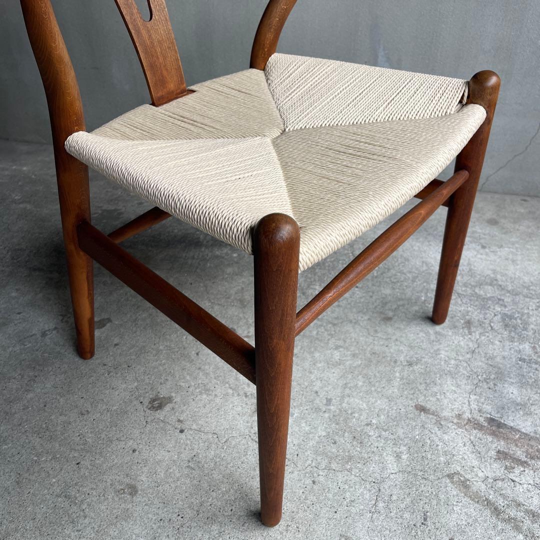正規品 座面張り替え　70sカールハンセン＆サン CH24 (Yチェア)オーク材