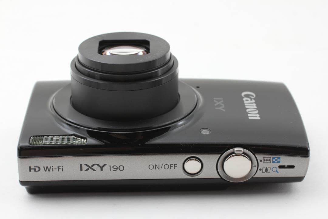 美品 Canon IXY 190 ブラック コンパクトデジタルカメラ セット