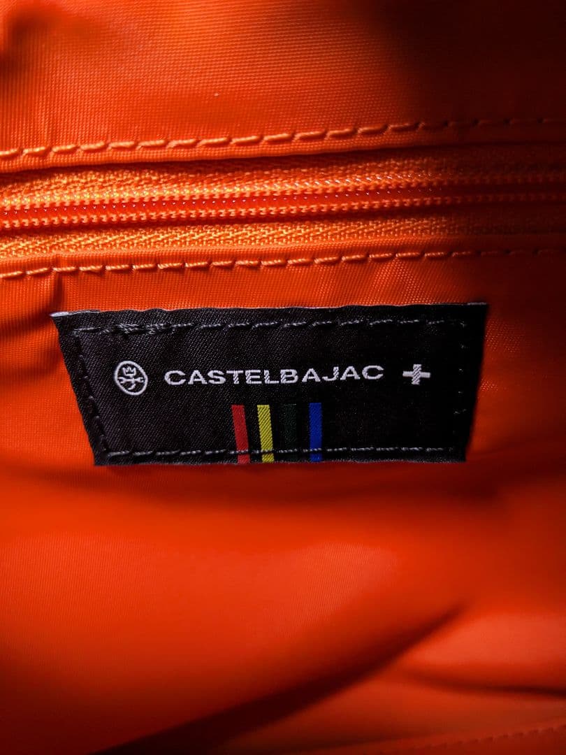 未使用級 カステルバジャック ヤリス ハンドバッグ ミニ レザー ブラック