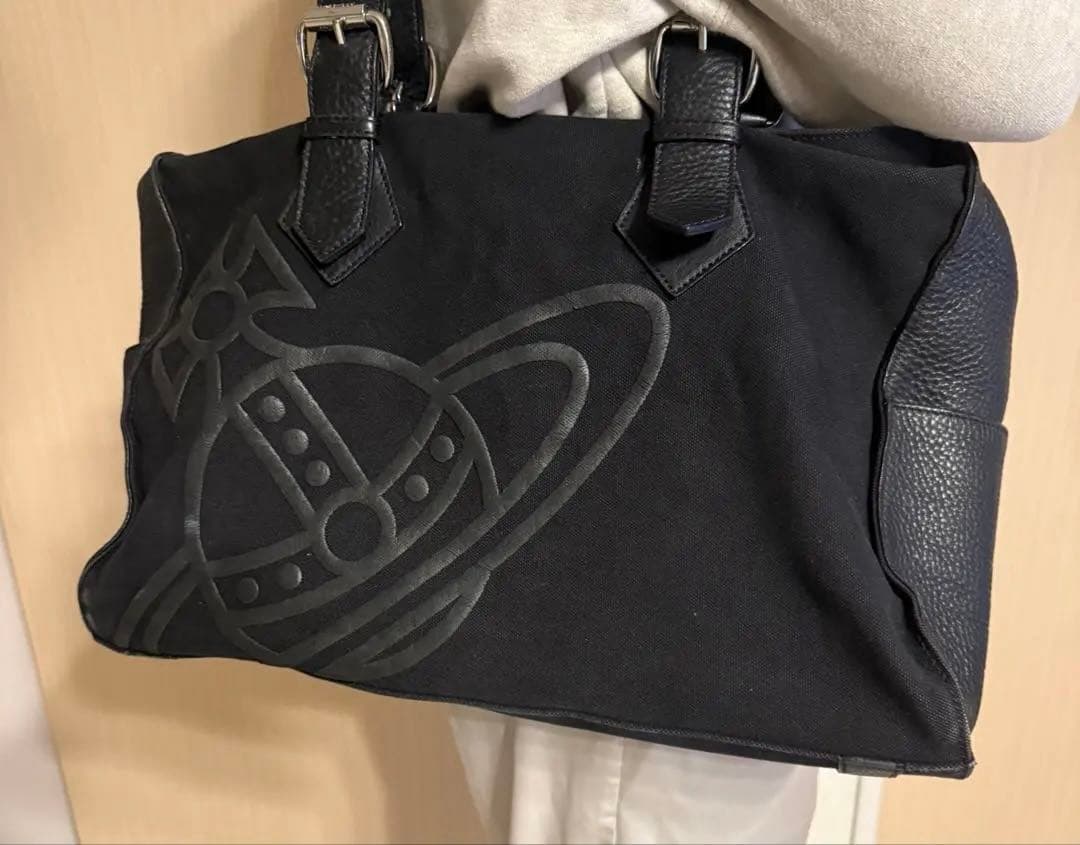 ヴィヴィアン・ウエストウッド　セルビッジ メンズトートバッグ 黒