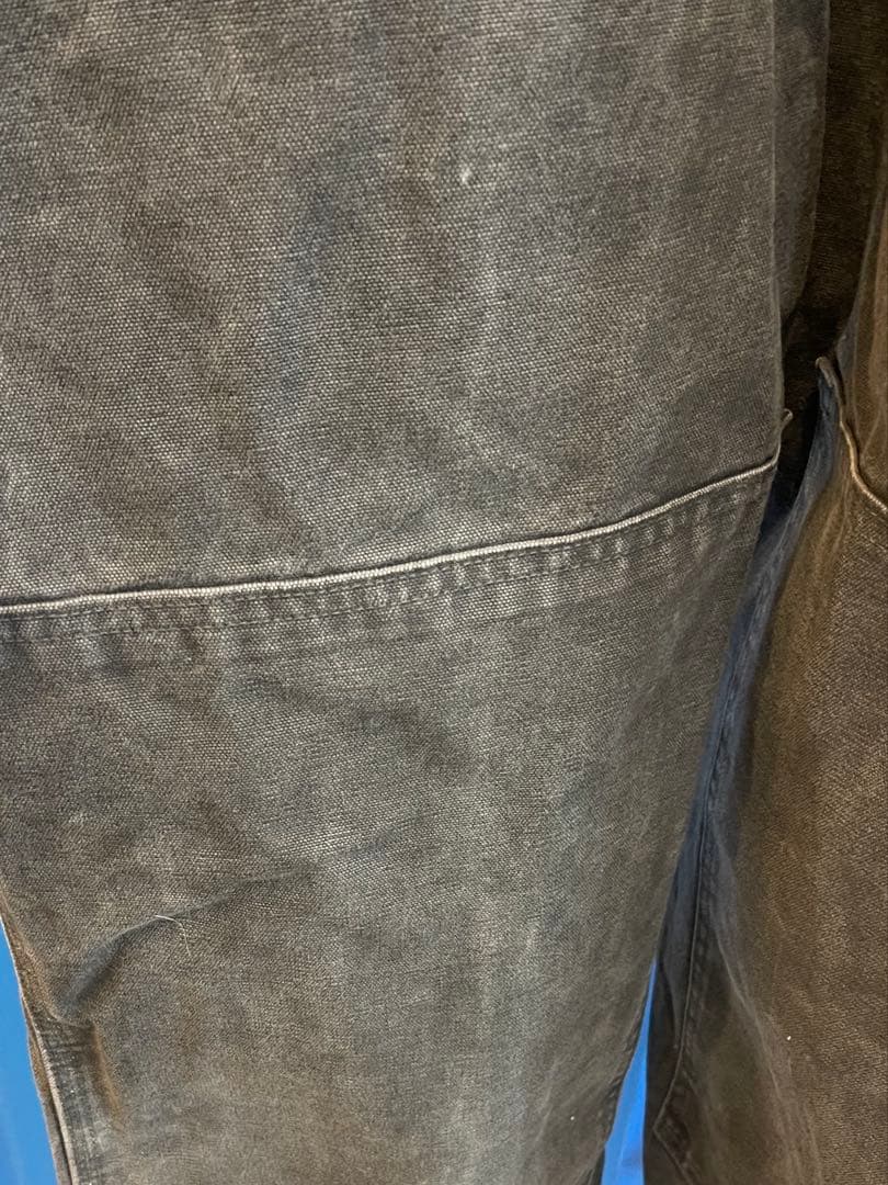 カーハート　オーバーオールダブルニー　カーキ　48×32