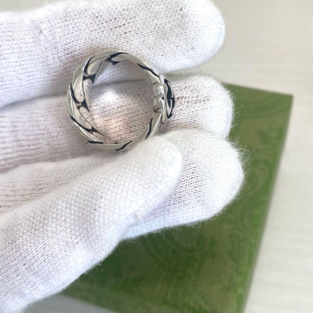 【正規品⭕️】高品質　グッチ リング インターロッキングG 14号 指輪 大人気✨