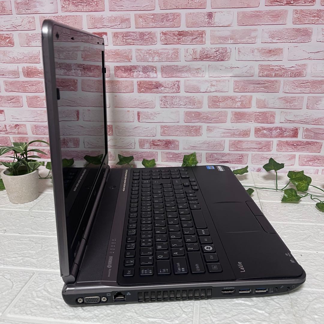 ★中古NECパソコン4コアi7！SSD480GB メモリ8GB★ノートPC561