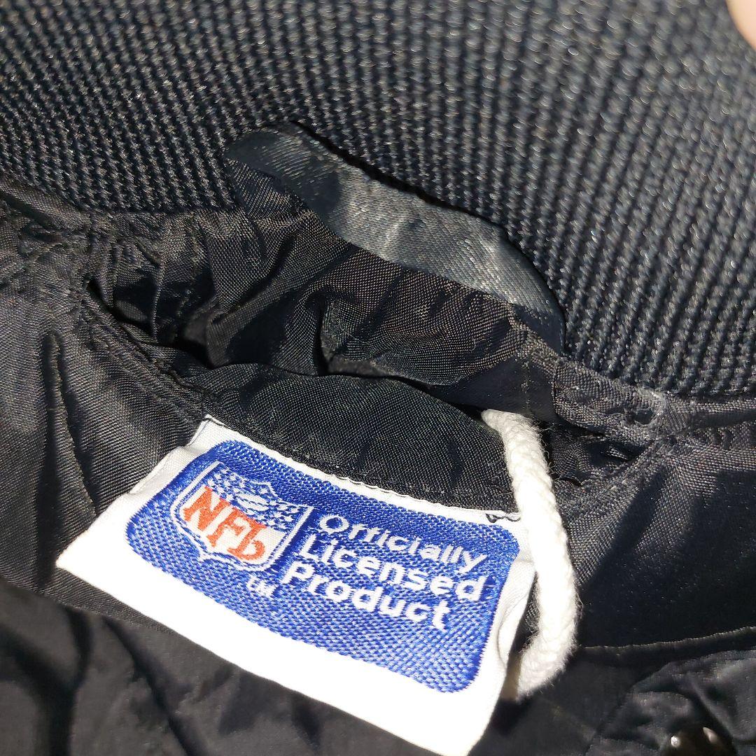 NFL RAIDERS 背面ビッグロゴ刺繍 中綿 スカジャン ブラック