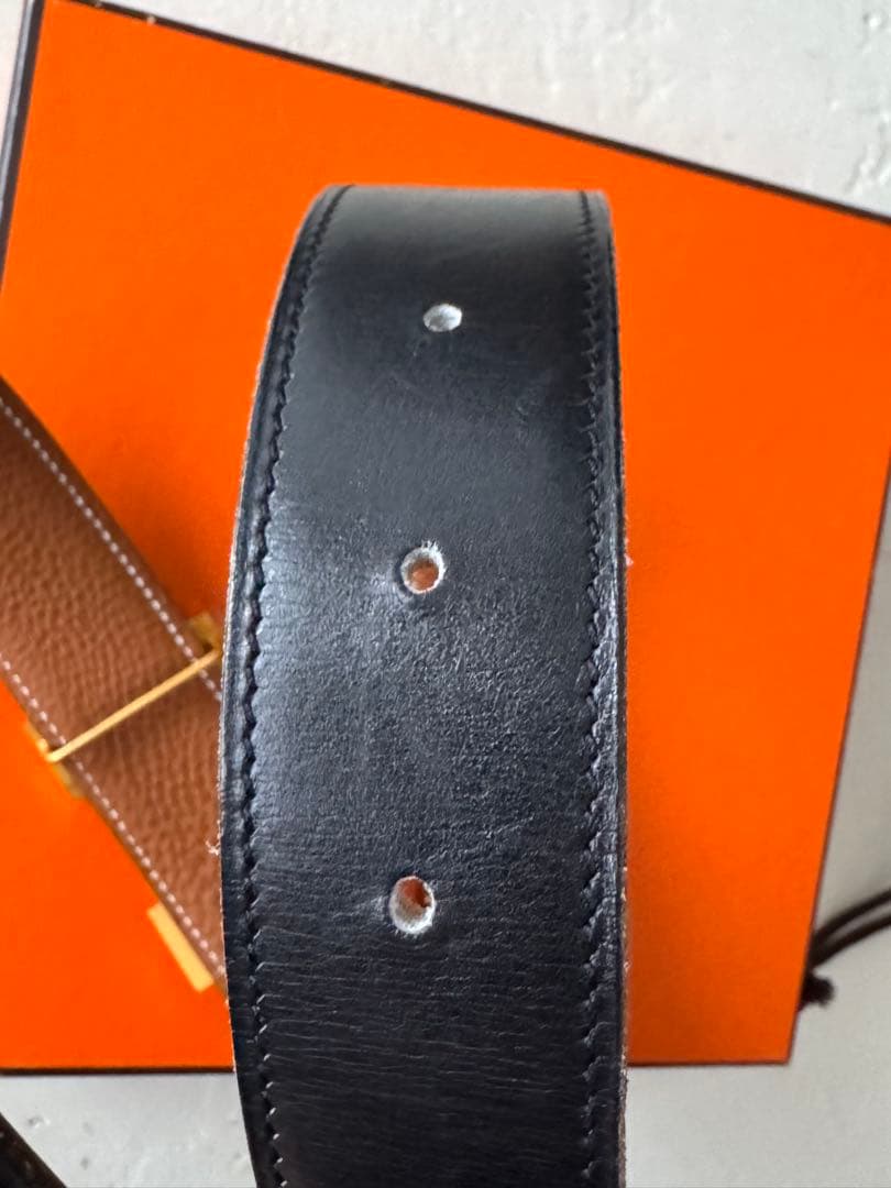 エルメス HERMES コンスタンス　Hバックル リバーシブル ベルト