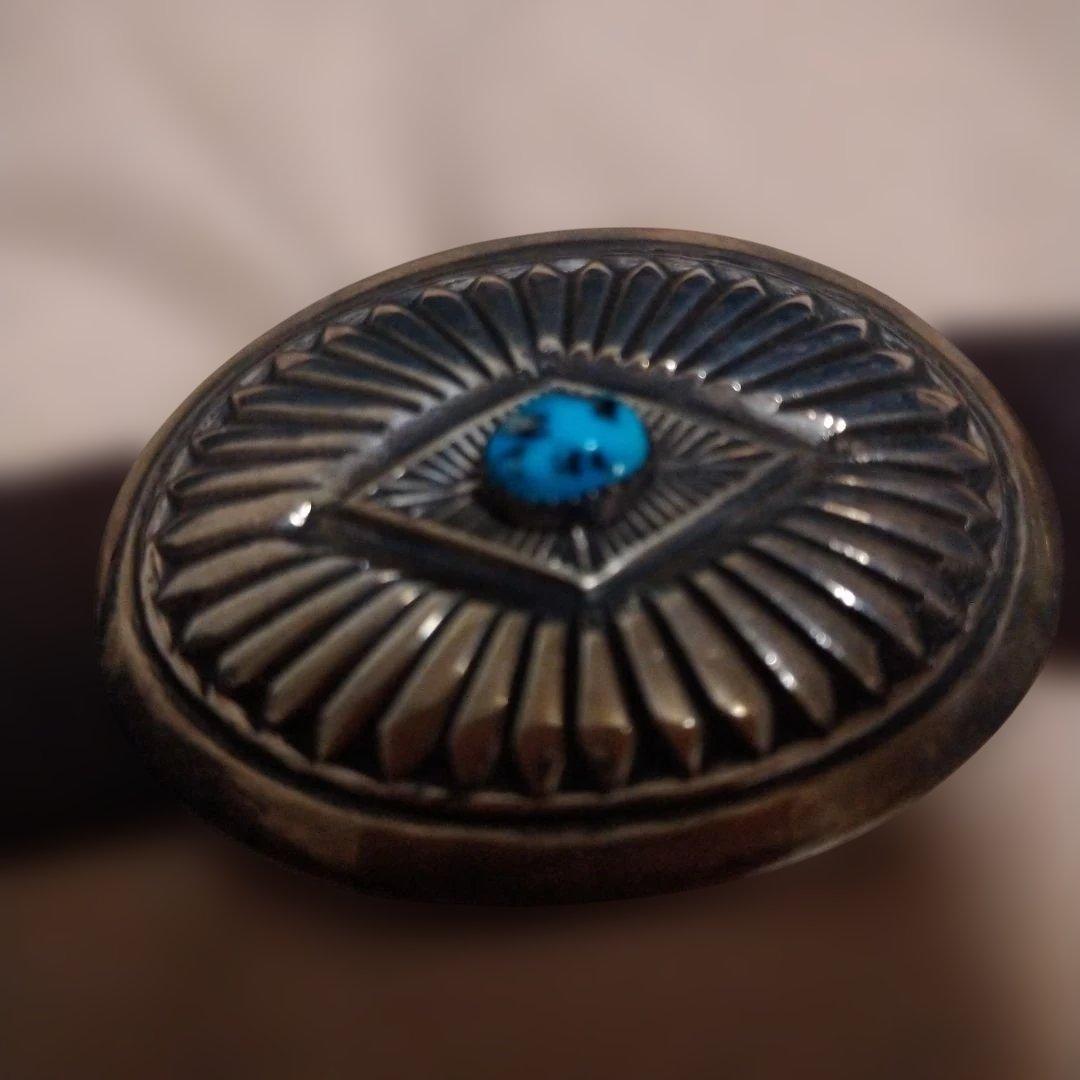 平屋ナバホ族　コンチョベルト 12連　希少