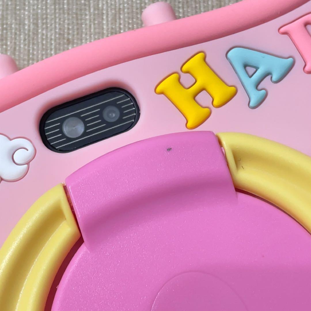 キッズタブレット Android 16GB ケース付き ピンク