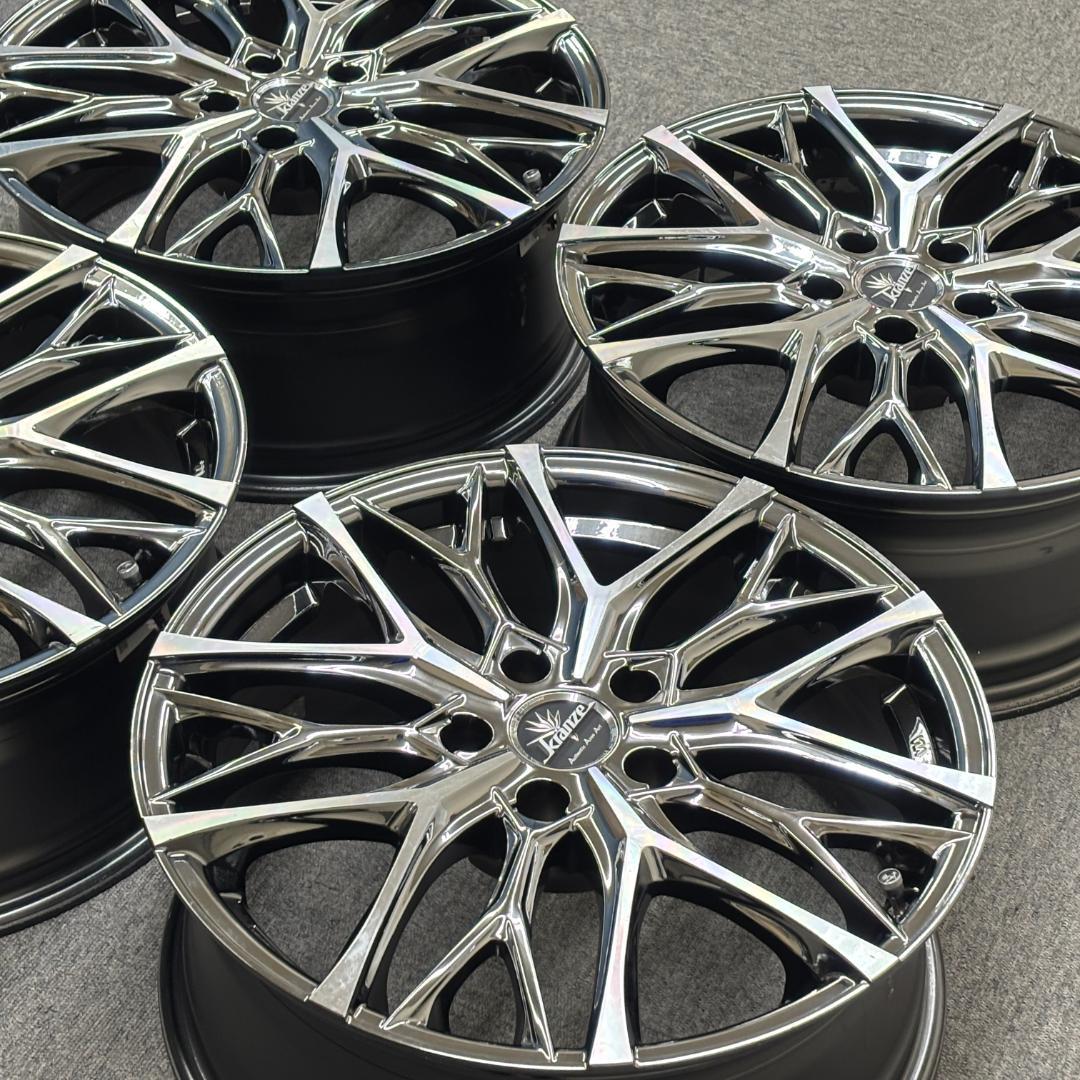 新品タイヤ付 weds クレンツェ ウィーバル クラウン ヴォクシー ハリアー