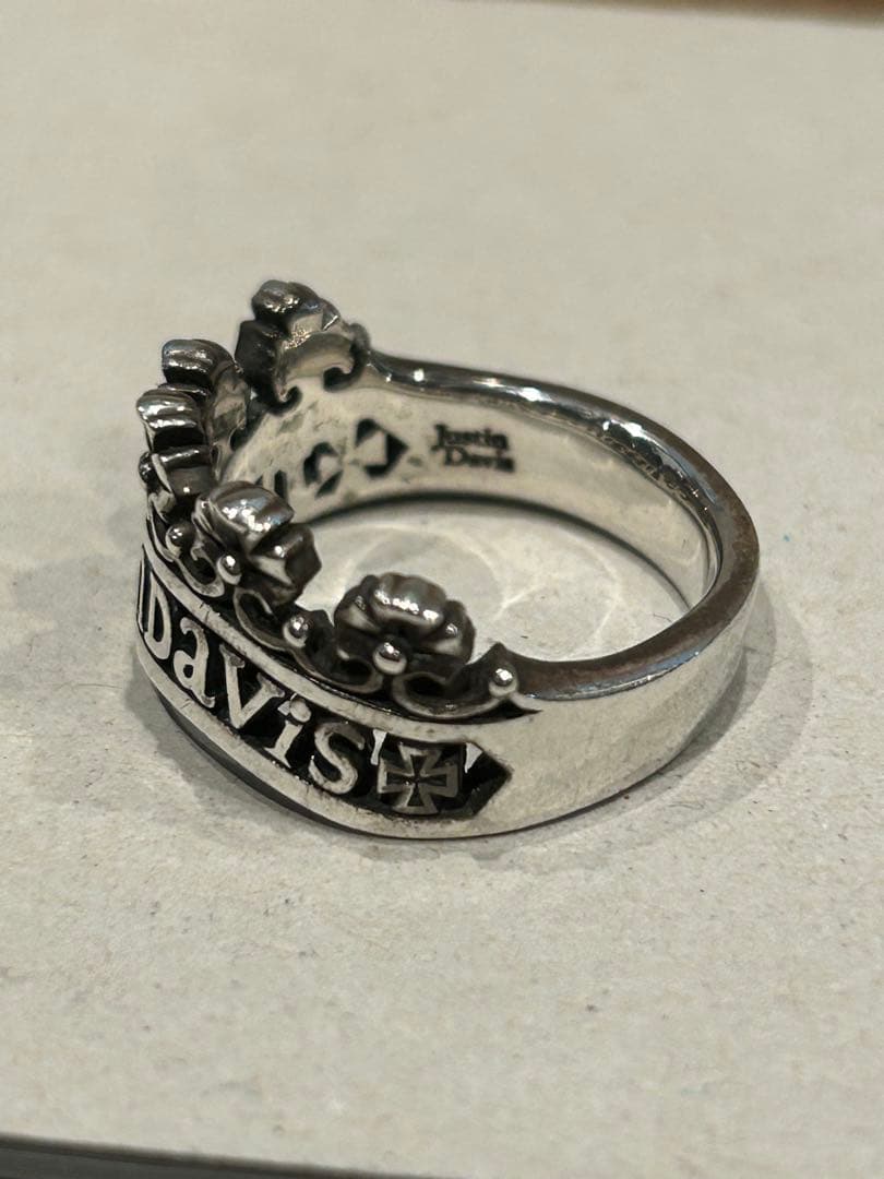 ジャスティンデイビス SRJ452 ヴィクトリア　クラウン　約24号 指輪