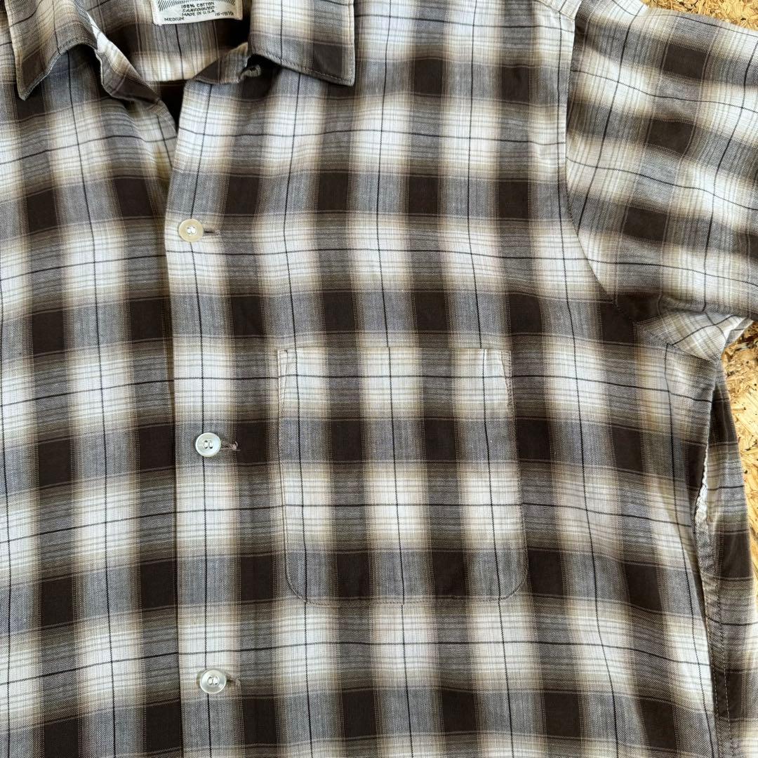トップス 50-60s ARROW ombre check s/s shirts