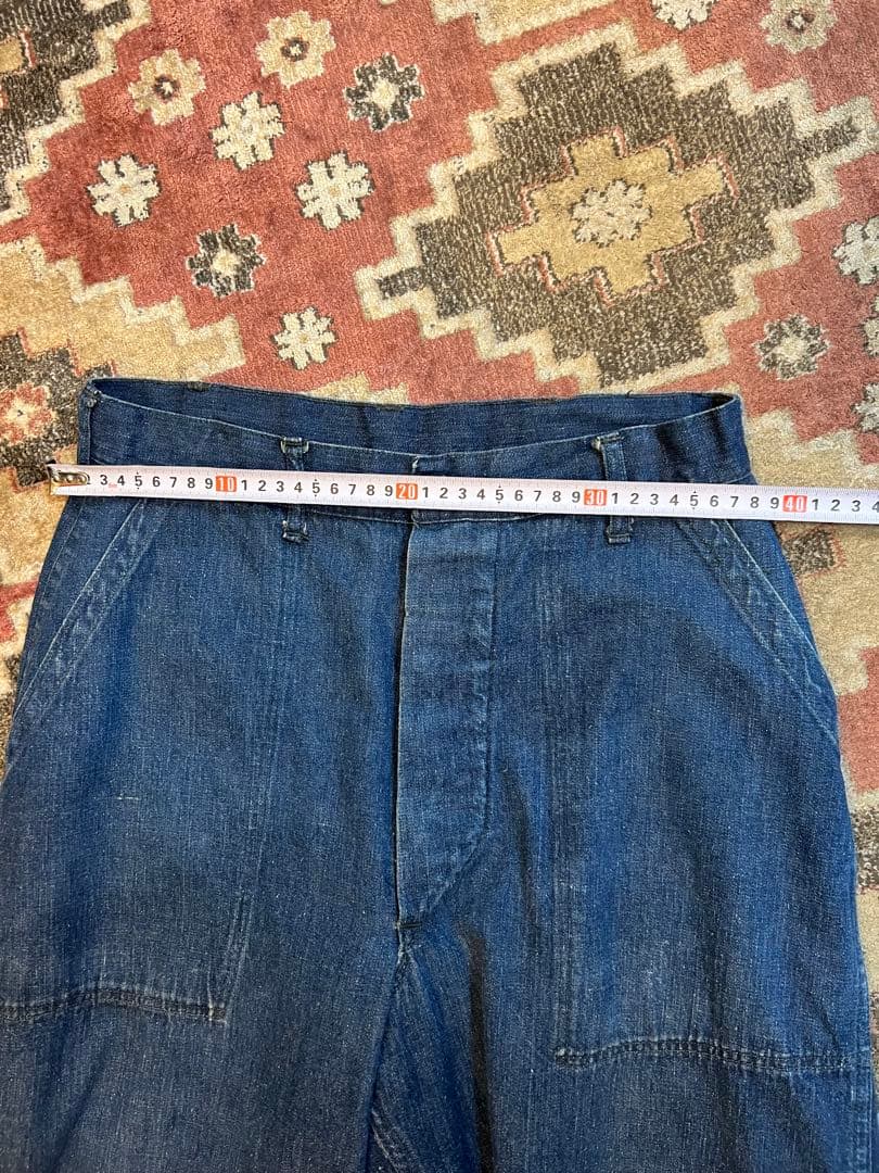 あ*た様 スペシャルビンテージ40sWWII US NAVY デニムトラウザース