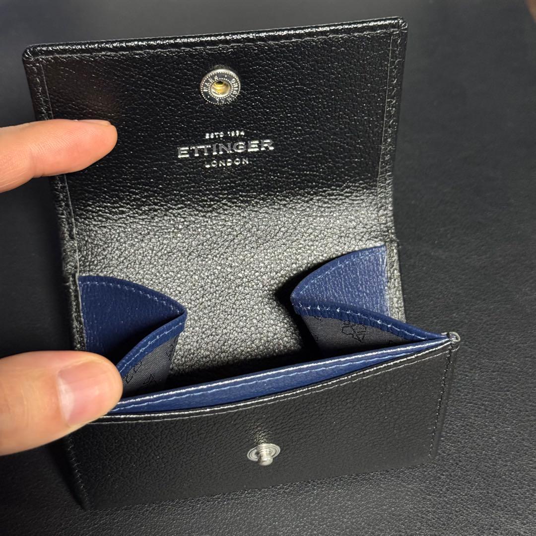 ETTINGER エッティンガー ケース Black Blue