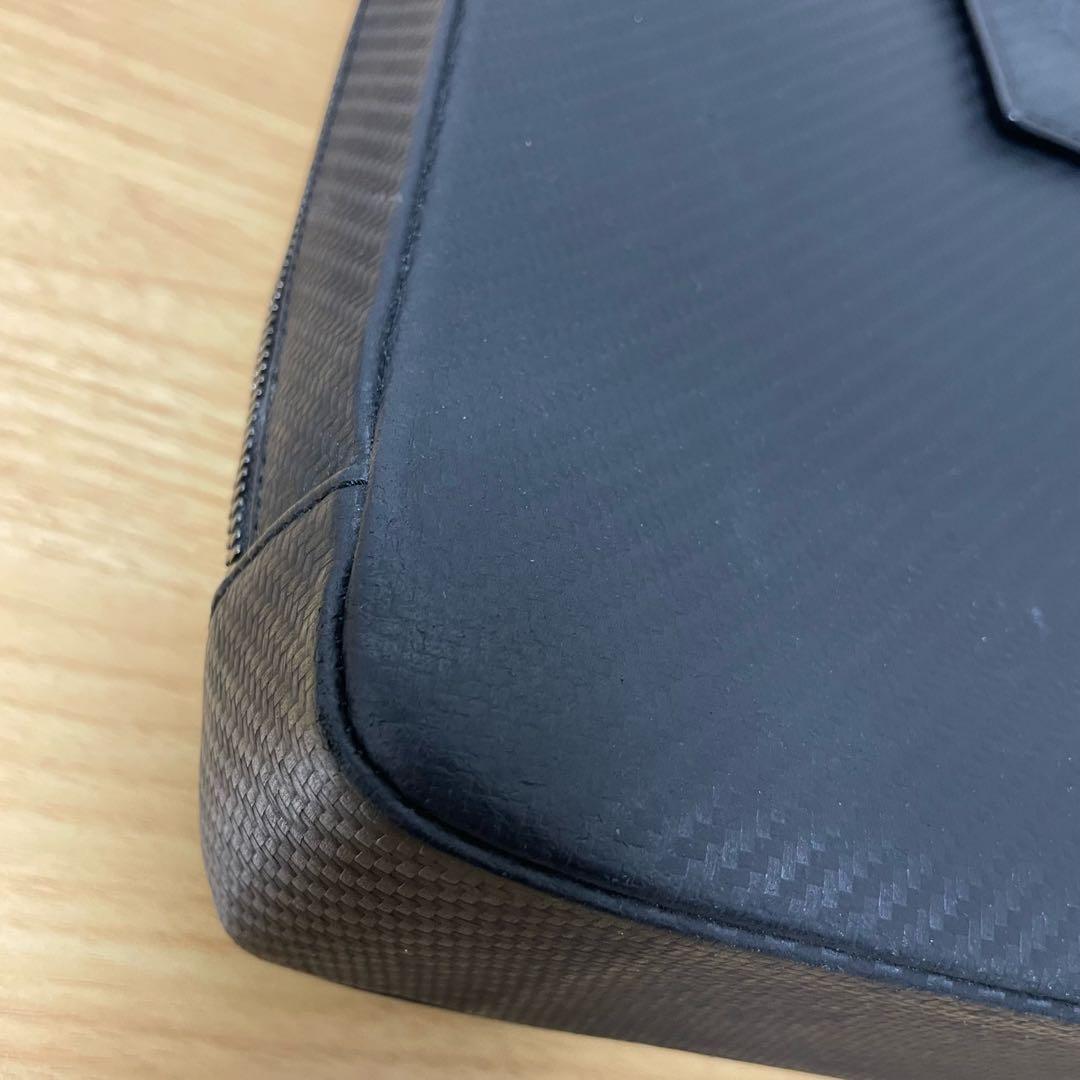 ダンヒル　ビジネスバッグ　ブリーフケース　レザー　ブラック