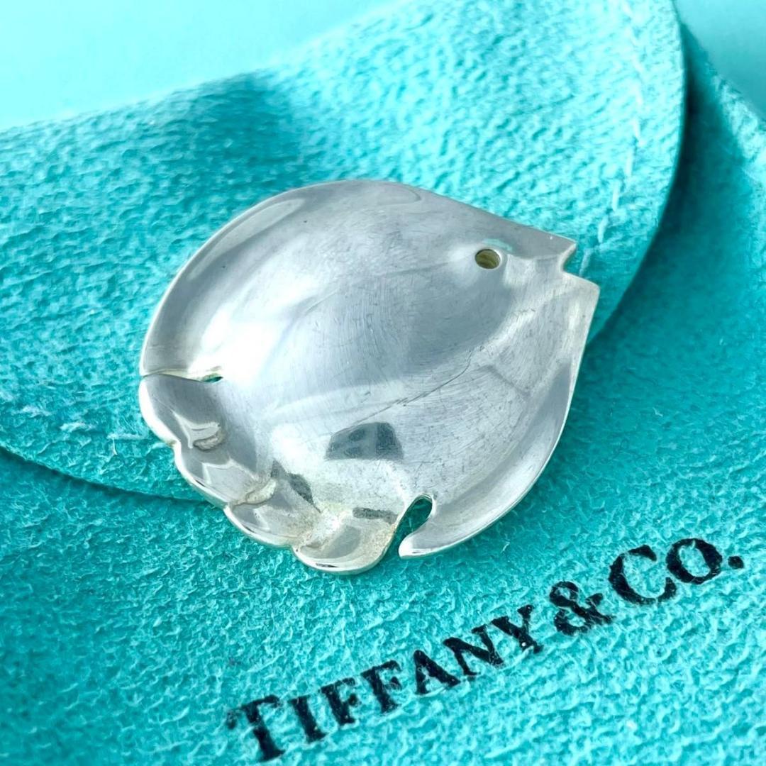 オールドティファニー 希少 1981 フィッシュ ブローチ シルバー S56fe