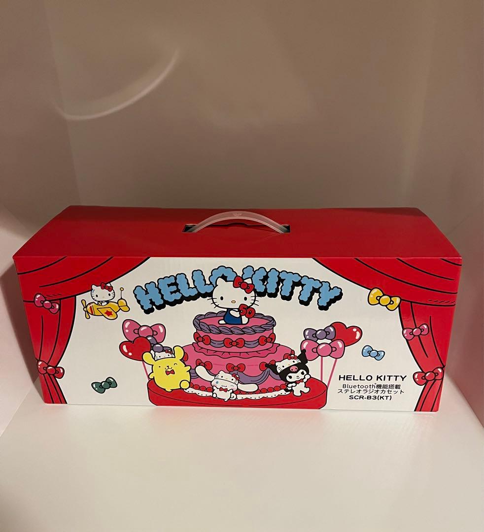 新品　ハローキティ50周年　Bluetooth機能搭載ステレオラジオカセット