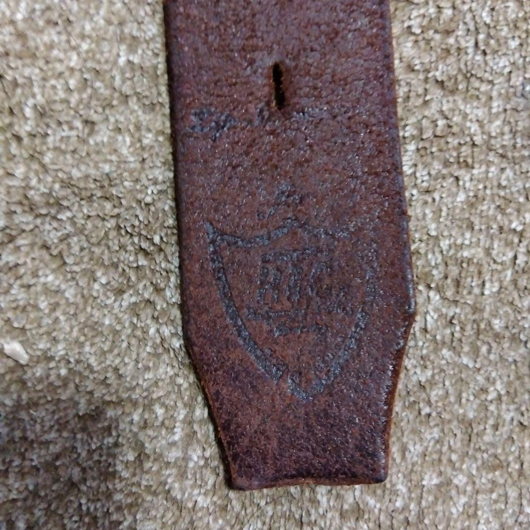 32inch HTC ターコイズ フラワー レザー スタッズベルト ブラウン