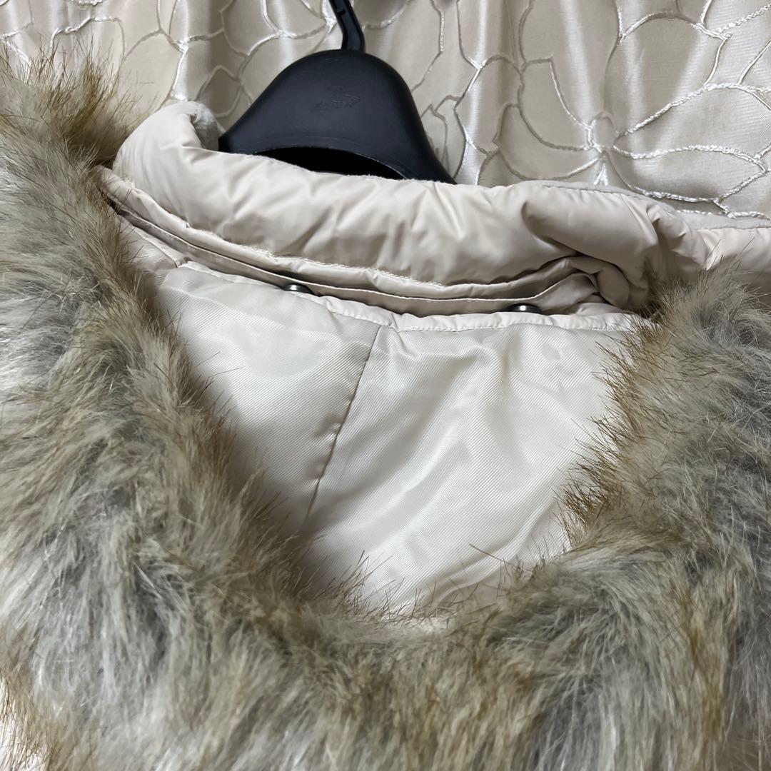 【新品未使用】 Jeans ダウンジャケット フェイクファー付き