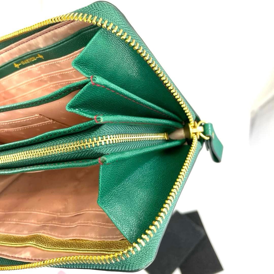 FRAME WORK フレームワーク　ラウンドファスナー　財布　ロングウォレット