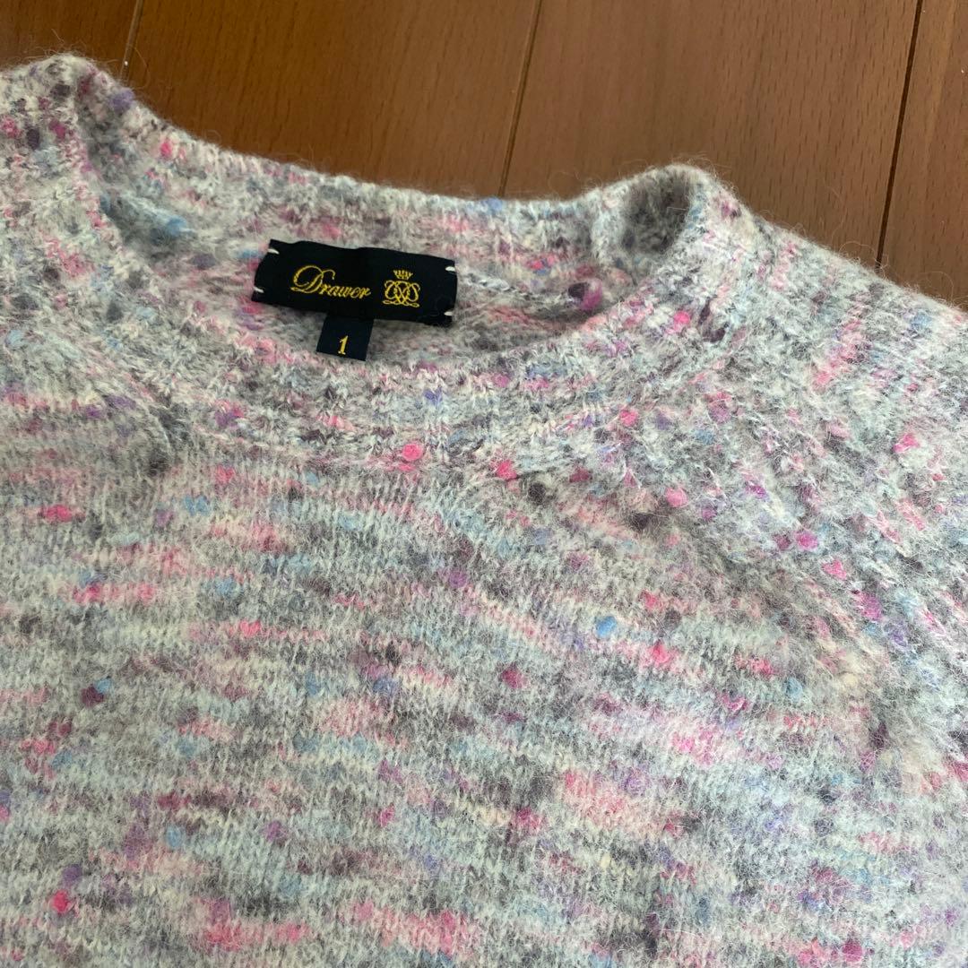 ドゥロワー WINTER1 5Gノットヤーンクルーネックニット　2025