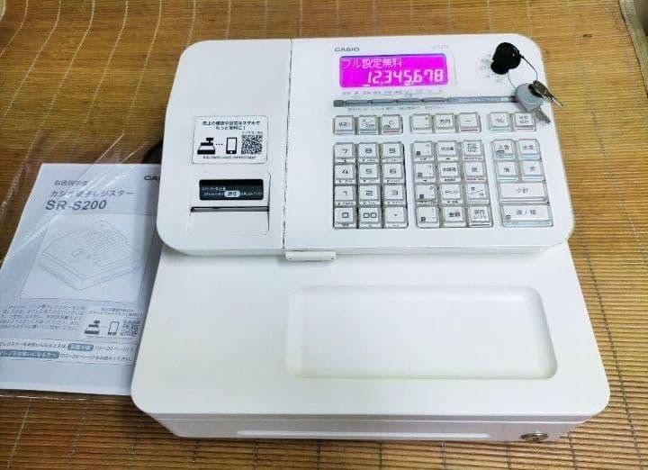 カシオレジスター　SR-S200　最新機種　スマホで設定売上管理　831003