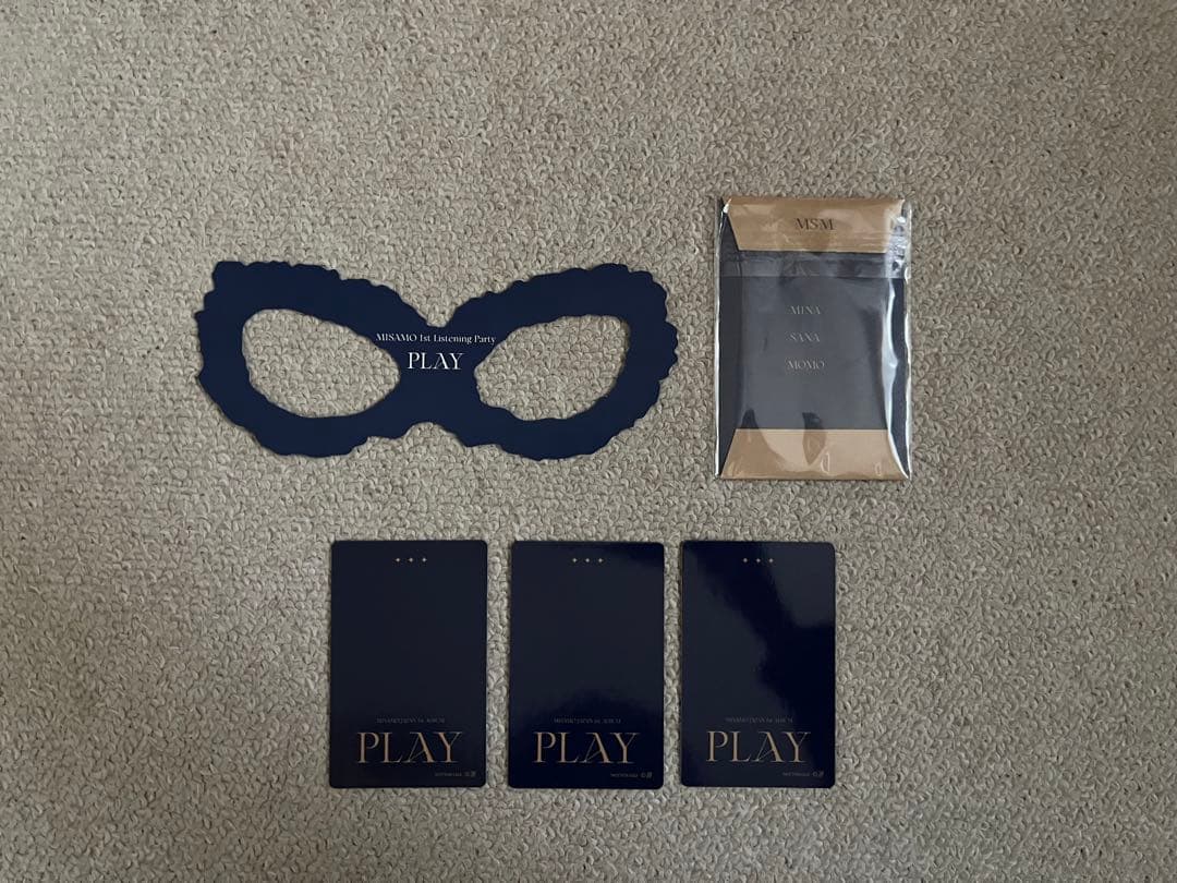 MISAMO リスニングパーティー　入場特典　トレカ