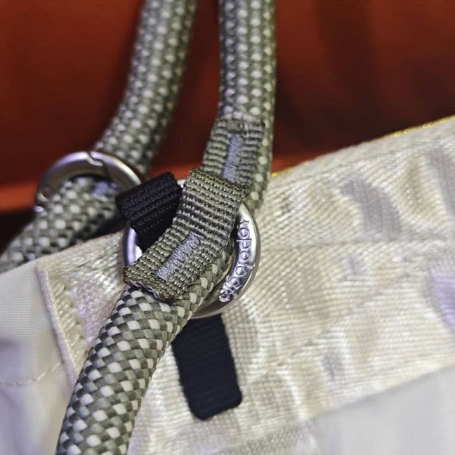 topologie トートバッグ ゴールド/ベージュ 両面使用可能