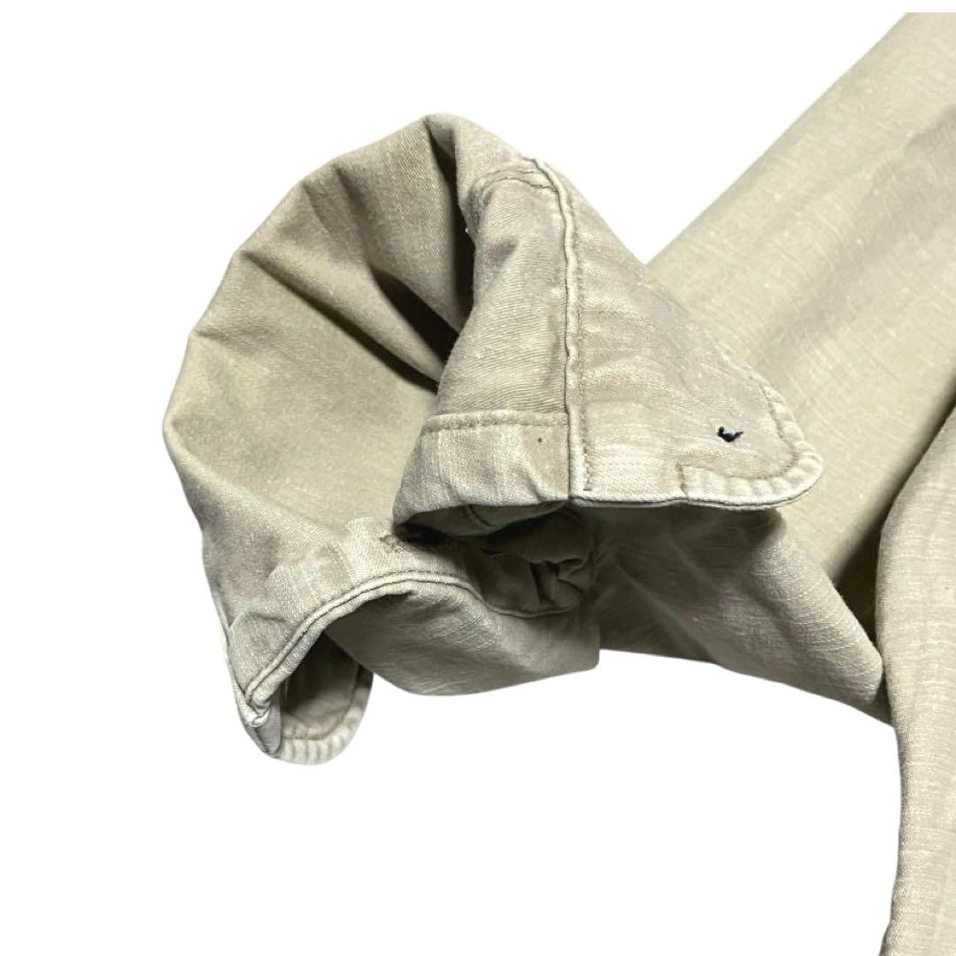 【名作】マディソンブルー　ハンプトン　バックサテンシャツ　B刺繍　オーバーサイズ