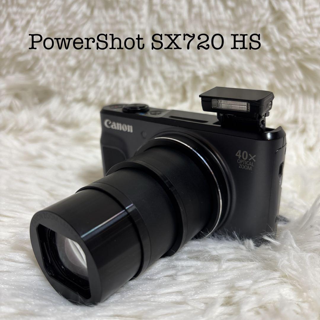 動作済/CANON/PowerShot SX720 HS/20.3M/40倍/黒