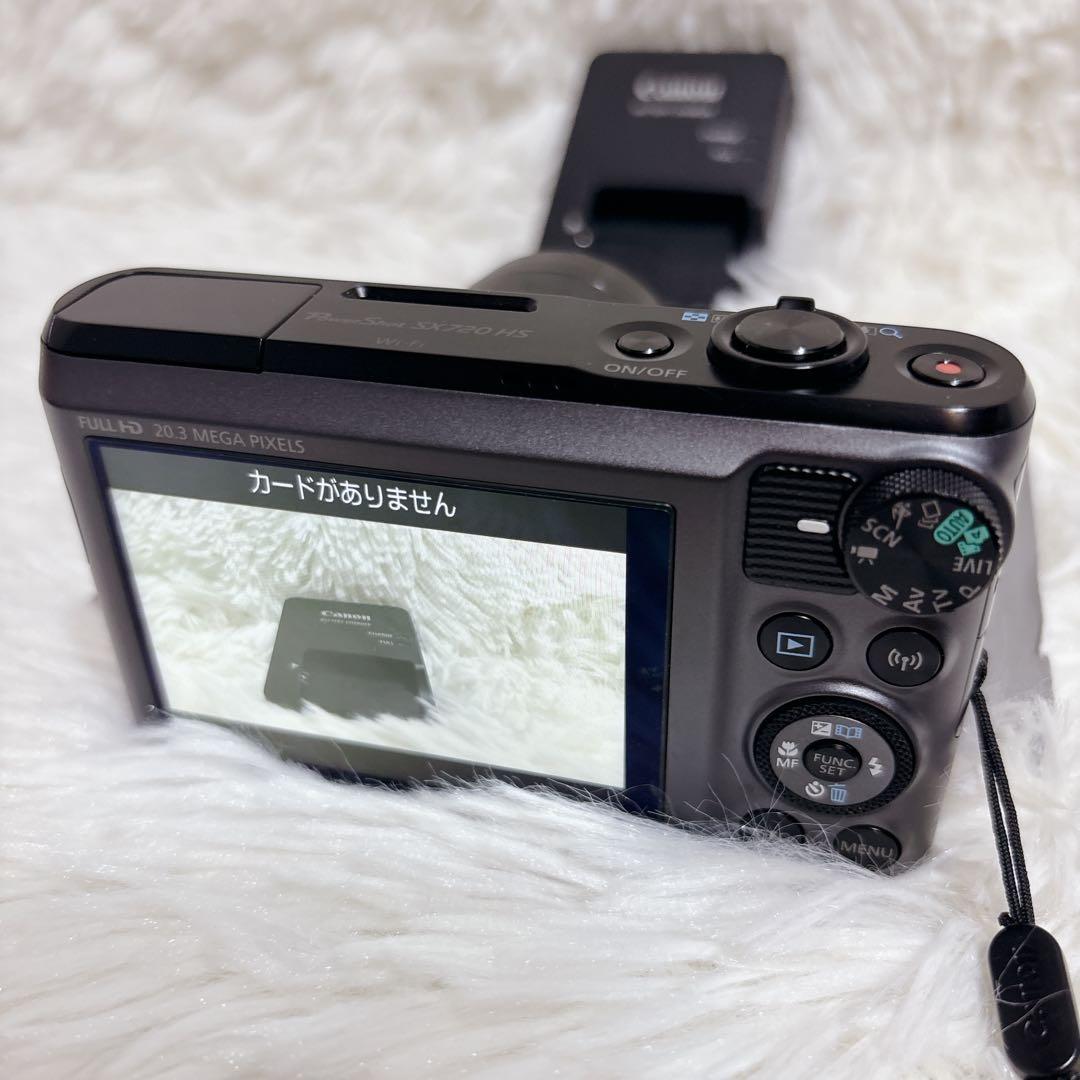 動作済/CANON/PowerShot SX720 HS/20.3M/40倍/黒