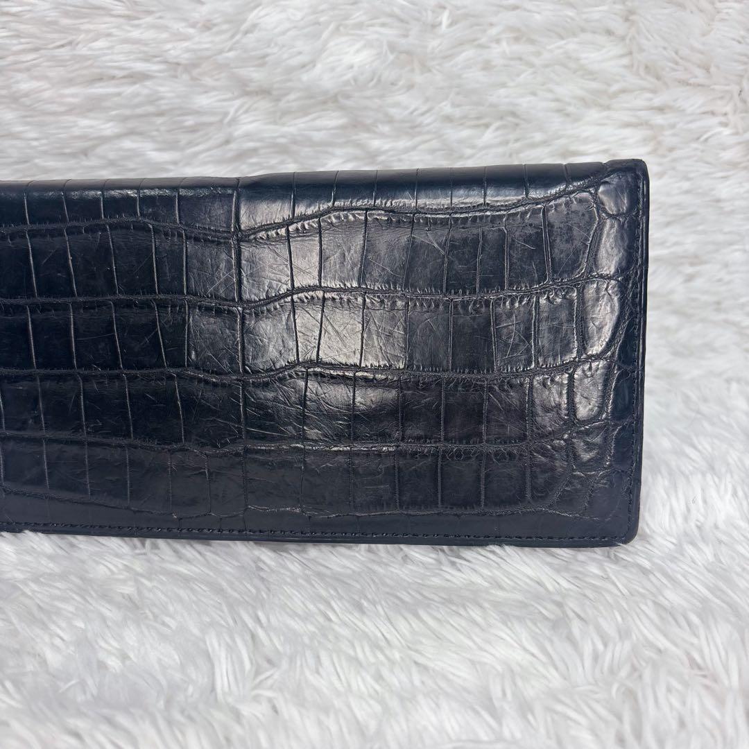 キプリス クロコダイル 本革 長財布 エキゾチックレザー 高級