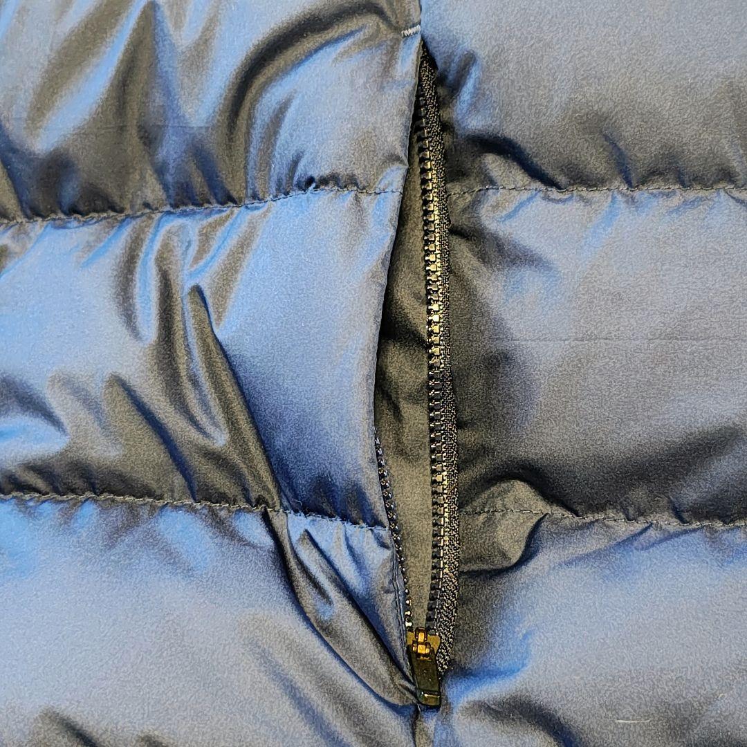 美品 NIKE ナイキ ロングダウンフィルコート ベンチコート XL ネイビー