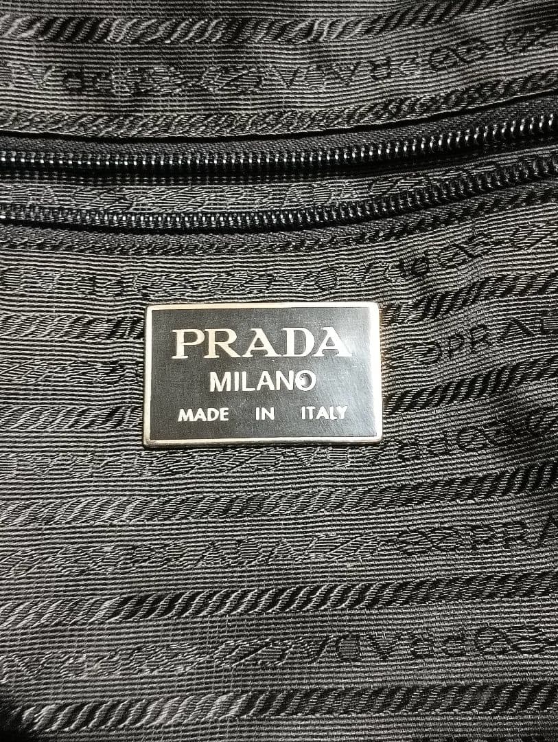 PRADA 2wayブラック ボストンショルダーバッグ★美品★