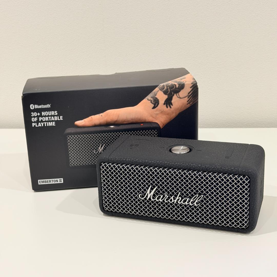 【値下】【美品】Marshall EmbertonⅡ ブラック&スチール