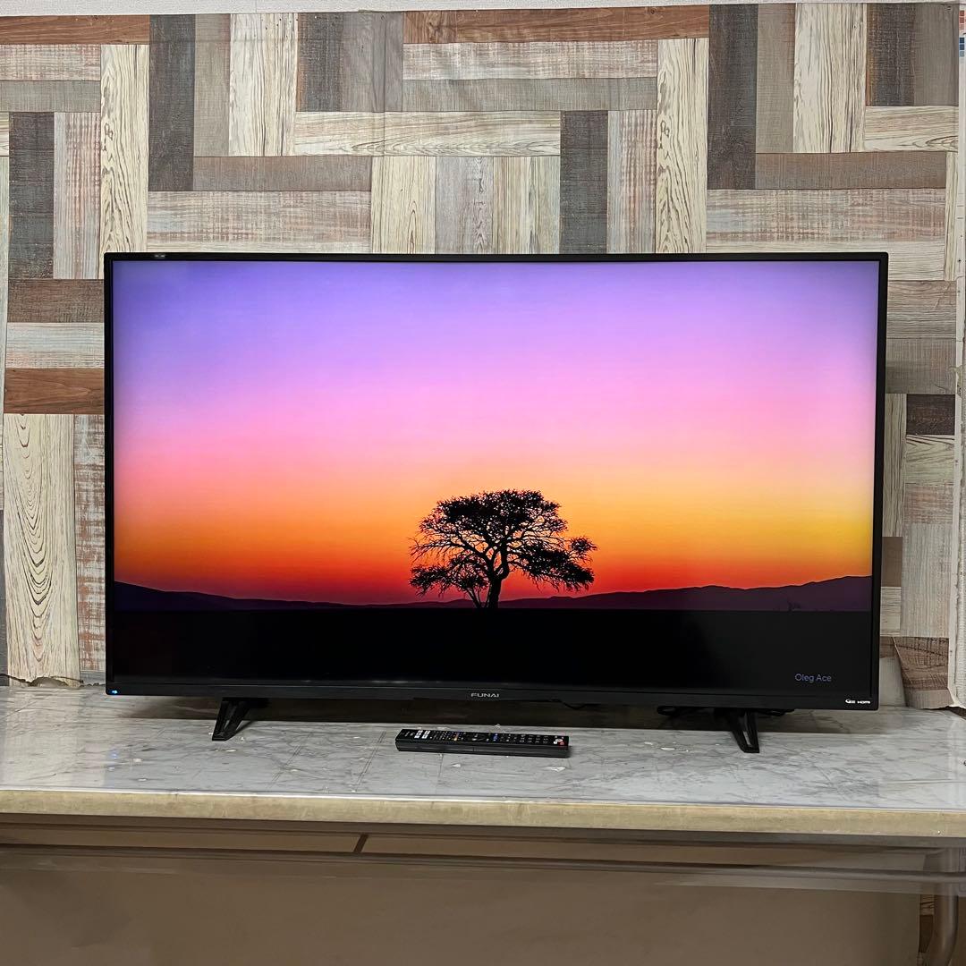 即日受渡❣️全国送フナイ4K50V型地上・BS・110度CSテレビ外付HDD対応