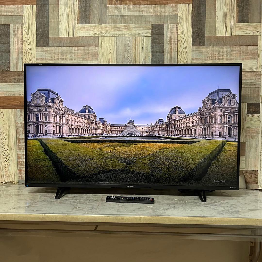 即日受渡❣️全国送フナイ4K50V型地上・BS・110度CSテレビ外付HDD対応
