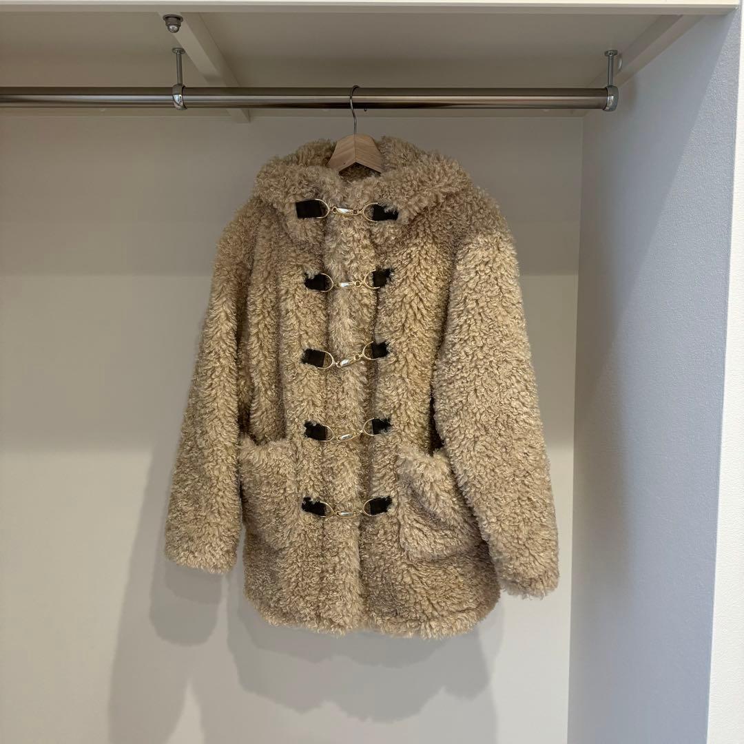 新品！THE TOEフード付きベージュダッフルコート