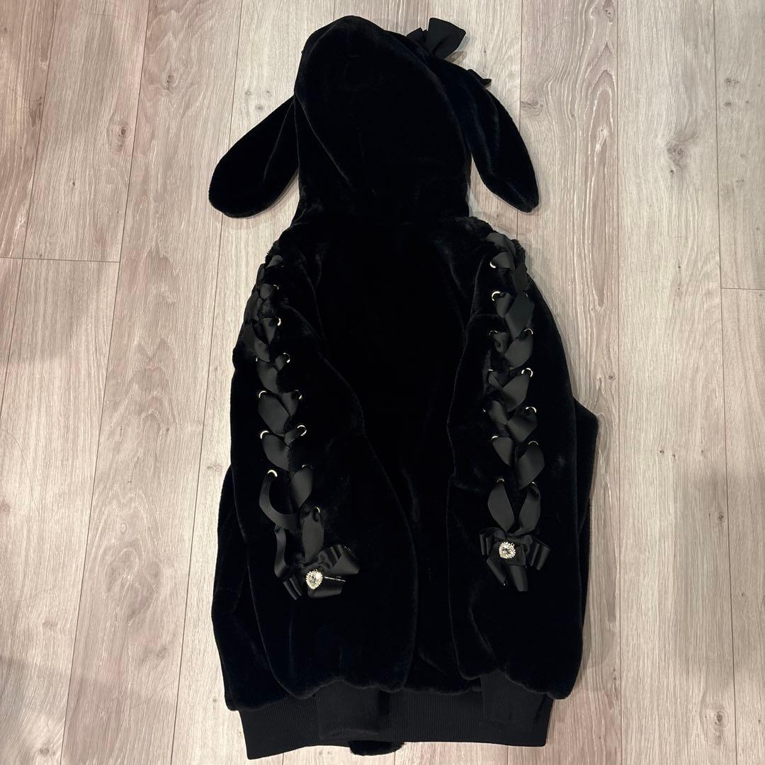 LIZLISA リズリサ　うさぎ耳ファーブルゾン　アウター