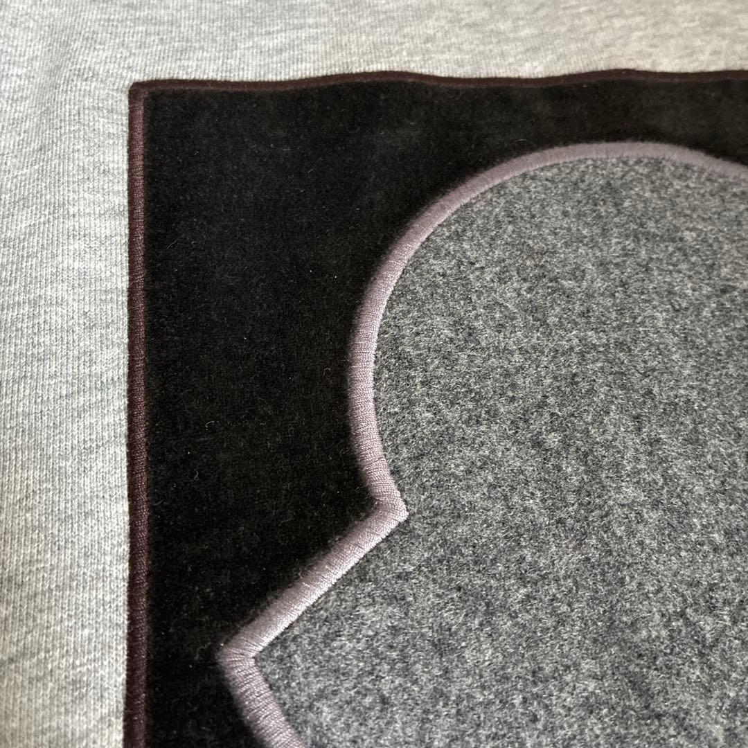 最終値下げ　新品同様　美品　モンクレーム　トレーナー　スエット　S〜Ｍ　グレー