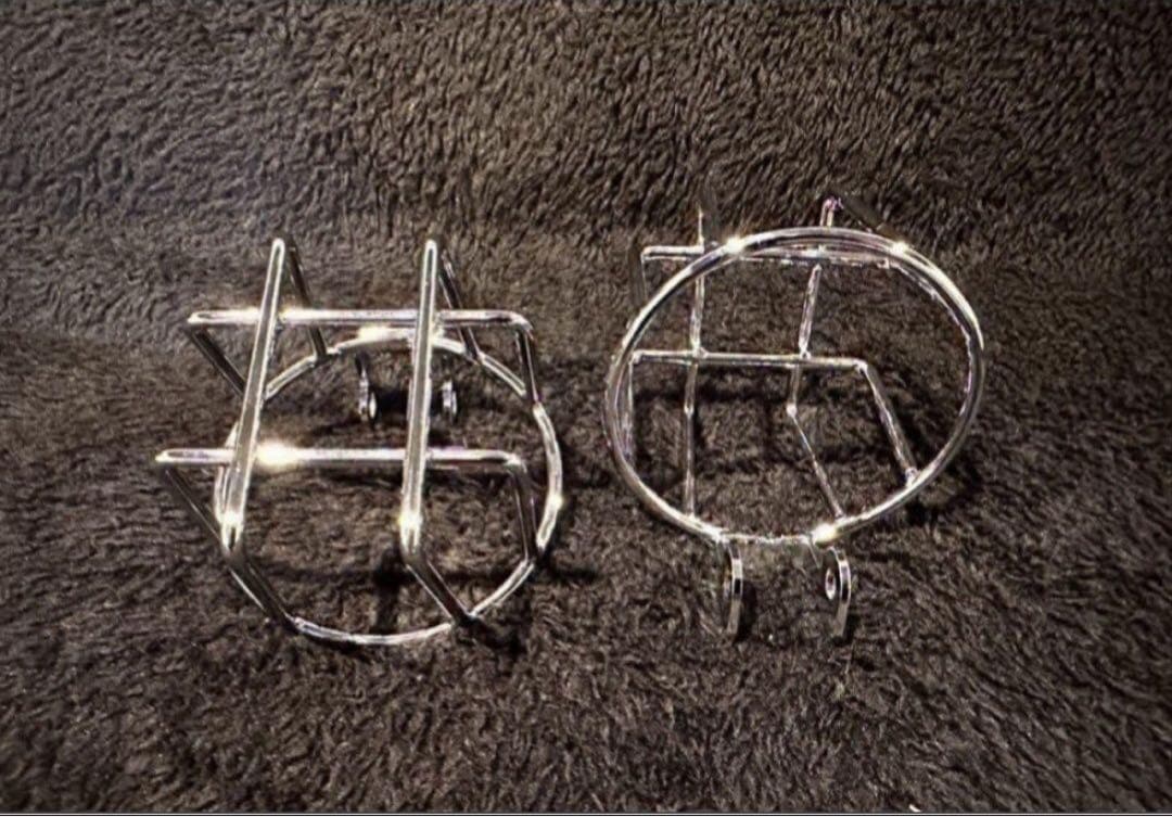 Hanasho CBウインカー ストーンガードスチール/メッキ 高品質国産メッキ