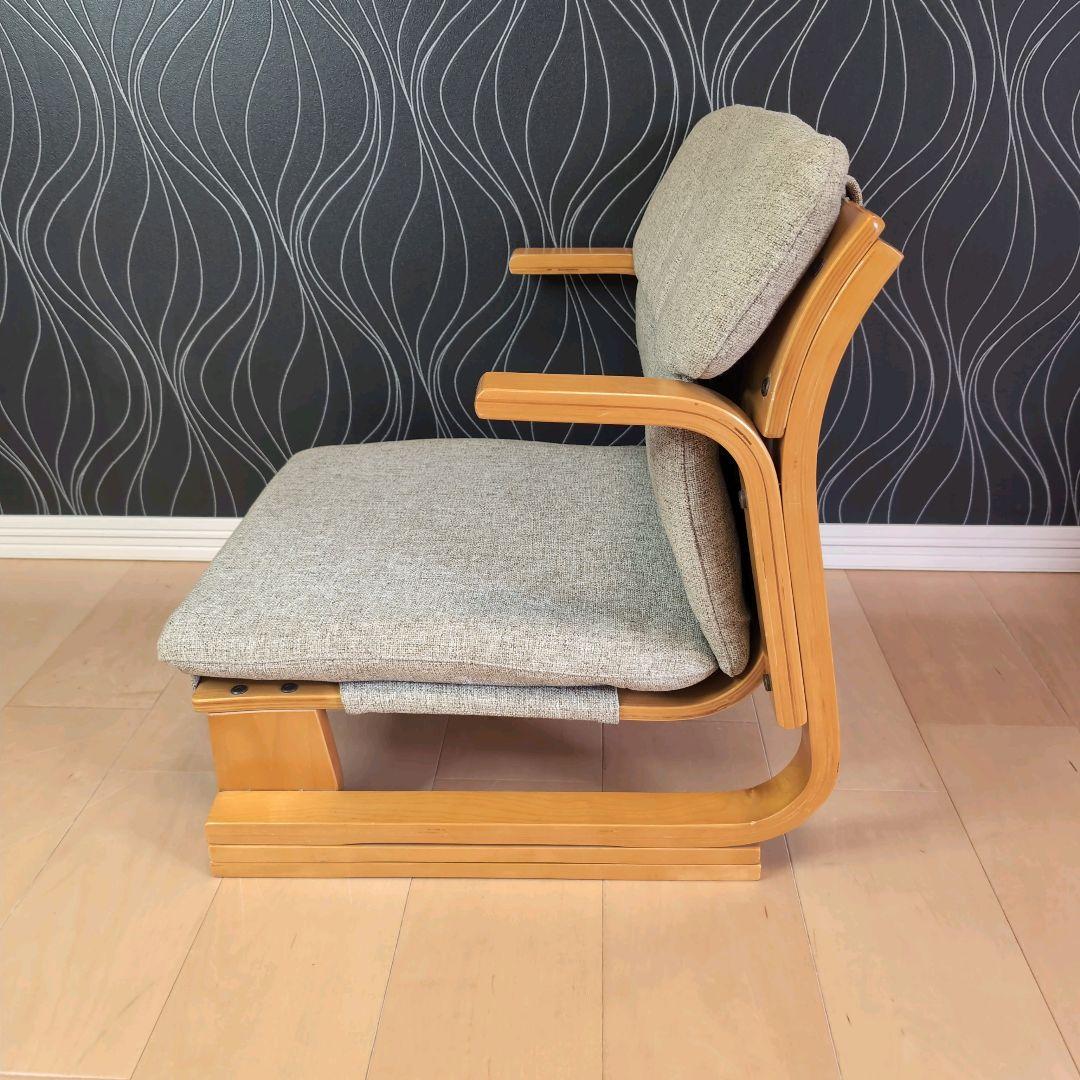 楽座椅子 通販生活 カタログハウス 新日本木工 2脚 セット