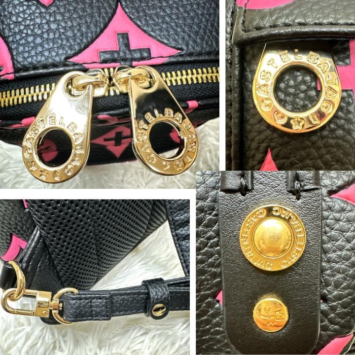 美品 CASTELBAJAC ミニ リュック クレア ピンク バッグ バック